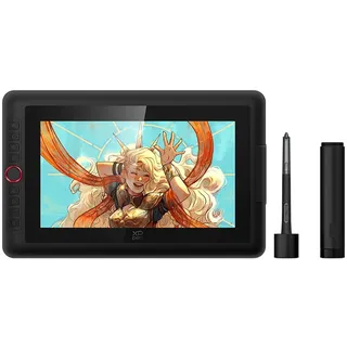 XPPen Artist 13.3 Pro V2 Grafiktablett mit Display 13,3 Zoll, X3 Pro Smart Chip 16K Druckstufen, Digital Zeichentablett mit 8 Tasten und 1 Drehknopf, 99% sRGB