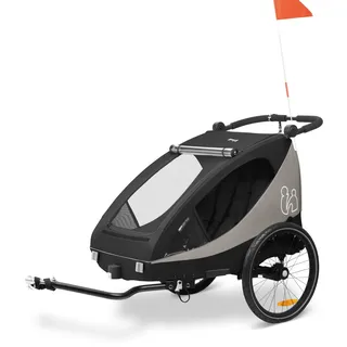 hauck Dryk Duo Plus Kinderanhänger schwarz