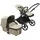 mit Liegeaufsatz und Sitz black/desert beige