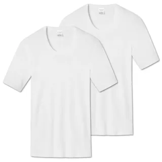 SCHIESSER Herren T-Shirt Weiß