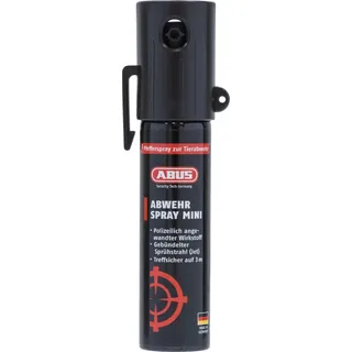 ABUS Tierabwehrspray ABUS SDS80 Mini Abwehrspray, hochwirksames Pfefferspray, verschd. Sets schwarz