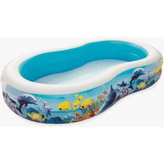 BESTWAY Family Pool Sea Ground Planschbecken 262 x 157 x 46 cm (54118)