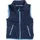 Fleece-Weste BASIC in marine Gr 74