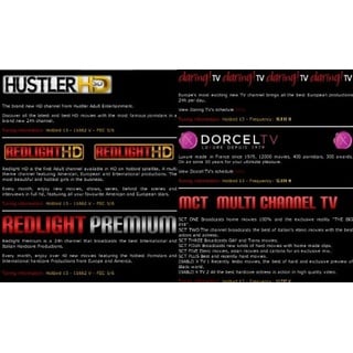 EliteHD: Redlight/Hustler HD Karte 9 Kanäle 12 Monate 5 HD + 4 Digitale Kanäle Viaccess inkl. PrivateTV