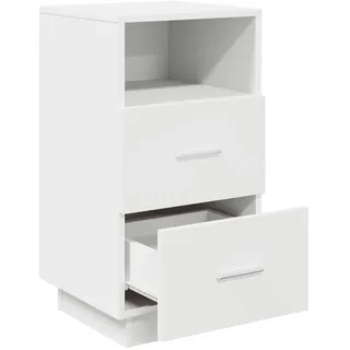 vidaXL Nachtschrank 2 Stk. 36 x 36 x 68 cm Weiß
