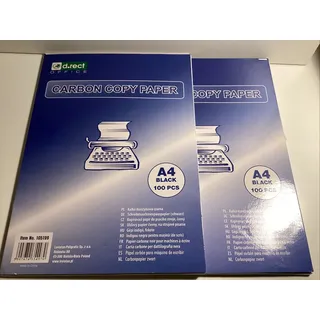 P055 Kohlepapier Pauspapier Schreibmaschine 2 Pack d.rect Office