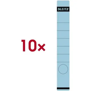 Leitz Ordneretiketten 1648 blau für 5,2 cm Rückenbreite, 10 St.