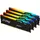 DDR5 5600MT/s RGB 64GB Kit (4x16GB) CL40 Schwarz KF556C40BBAK4-64
