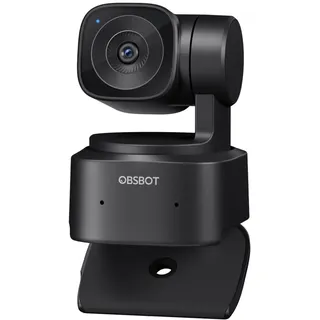 OBSBOT Tiny SE 1080P 100FPS Webcam für PC, AI Tracking PTZ Streaming Kamera mit 1/2,8" Sensor, Gestensteuerung, Dual-ISO, Staggered HDR, Webkamera für Mac, Laptop, Tablet, Meetings, Gaming usw.