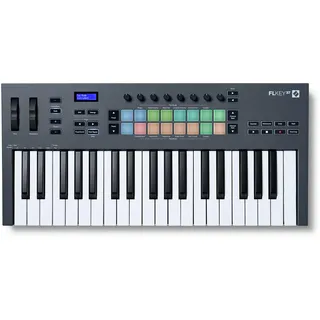 Novation FLkey 37 MIDI-Controller-Keyboard – Nahtlose Integration in FL Studio mit Akkord- und Skalenmodus. Sämtliche Software, die du für die Musikproduktion benötigst