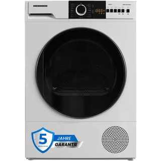 HEINNER HHPD‐V9T1CHA++ – Warmtepompdroger 9 kg, Energieklasse A++, 15 programma’s, LED-display – Stil & energiezuinig – 5 jaar garantie (Weiß, 10 KG)