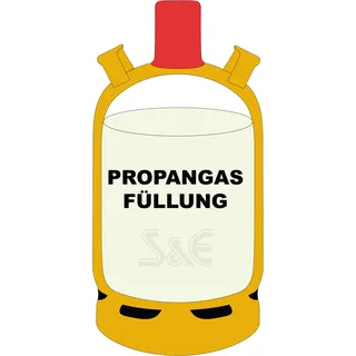 11kg Propangas Füllung für  gelbe Pfandflasche