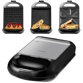 Steinborg 3in1 Sandwichmaker Kontaktgrill Waffeleisen