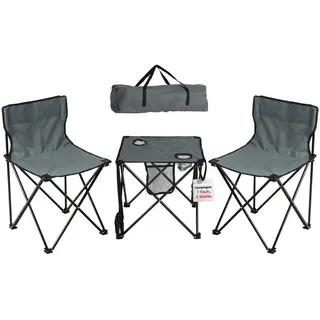 Stagecaptain CS-4547 GY Campingtisch-Set Grau