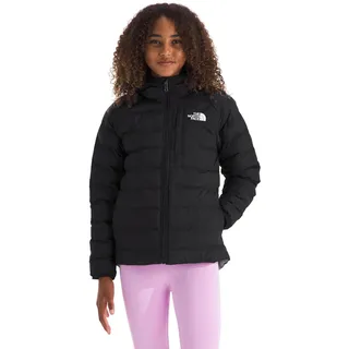 The North Face Reversible Perrito Mädchen Kapuzenjacke schwarz/dunkelgrau - M
