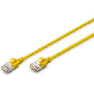 Digitus Patchkabel Cat6a F/FTP Gelb 0,3 m