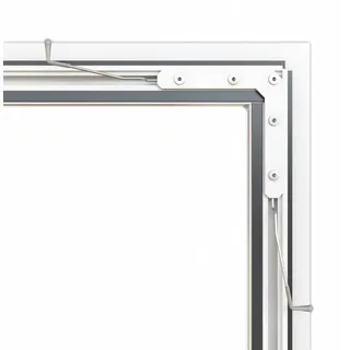 Hecht Fliegengitter Fensterbausatz COMPACT, Weiß