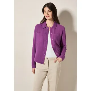 Cecil Blouson aus reiner Baumwolle lila XL (44)