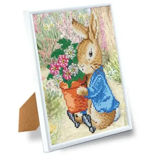 Crystal Art Craft Buddy CAM-PRBT01 - Peter Rabbit, Crystal Art Frame Kit 21x25cm