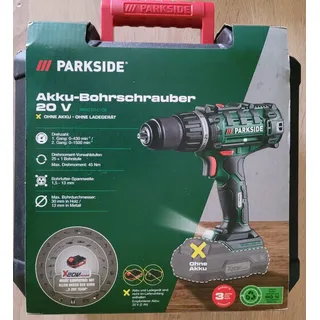 Parkside PARKSIDE® 20V Akku-Bohrschrauber PABS 20-Li G8 (ohne Akku und Ladegerät