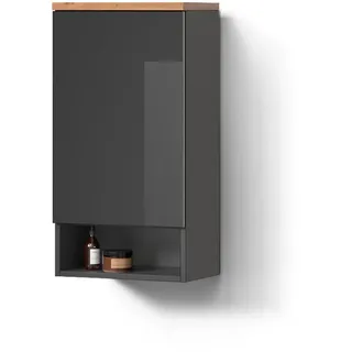 livinity Livinity® Badschrank, Anthrazit, 40 x 77.5 cm