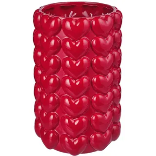 BUTLERS Vase Statement Herzen in Rot | Gr.: onesize