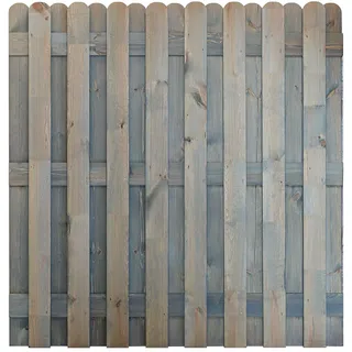Andrewex Bohlenzaun KDI 180 x 180 cm grau