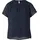 Luftige Chiffon-Bluse mit gesteppter Raffung Blau XS