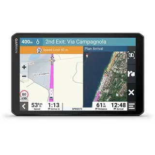 Garmin Camper 895 EU Navigationsgerät (Europa (45 Länder), Karten-Updates, Bluetooth) schwarz