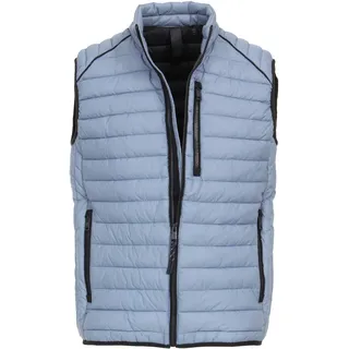 CasaModa Kurzweste CASAMODA "CASAMODA Weste uni", Herren, Gr. 6XL, blau (hellblau), 100% Polyester, Westen