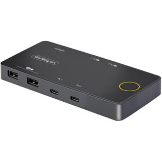 Startech StarTech.com 2-Port USB-C KVM-Switch, EIN 4K 60Hz HDMI Monitor, 100W Power Delivery Pass-Through für jeden Laptop/Tablet, USB Betrieben, USB Typ-C/USB4/Thunderbolt 3/4 kompatibel (C2-H46-UC2-PD-KVM)