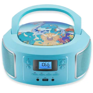 Cyberlux CL-940 Kinder CD-Player Tragbar CD/MP3/USB Radio grün