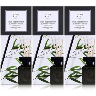 Essentials by Ipuro black bamboo 50ml Raumduft (3er Pack)
