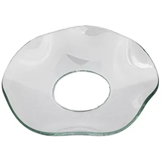 Wiedemann Glas-Kerzenmanschette (Tropfenfänger) Gewellt für Kerzen bis Ø 25 mm (Spitzkerzen, Tafelkerzen)