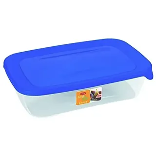 Curver Frischhaltedose rechteckig transparent/blau 1 l