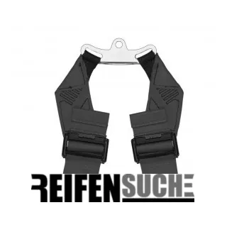 Schroth Gurt-Zubehoer - Schrittgurt II schwarz mit Ausklinkbeschlag