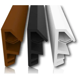 Fensterdichtung Weiß 5m - 4mm Nutbreite / 12mm Falz aus TPE hochwertige Gummidichtung Holzfensterdichtung Fenster gegen Zugluft Lärm (weiss 5m)