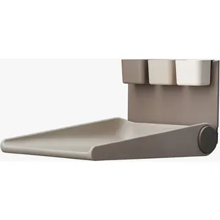 Leander WallyTM Wandmontierter Wickeltisch, Cappuccino