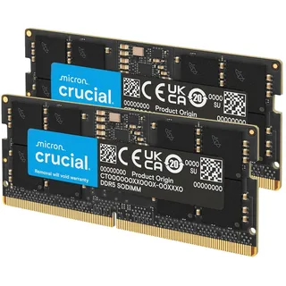 Crucial RAM 64GB Kit (2x32GB) DDR5 4800MHz SODIMM schwarz