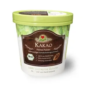 Kakao Bio Pulver - 100% reine Kakaobohnen 300g