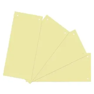 Böttcher-AG Trennstreifen gelb, 160g/m2 Karton, 24 x 10,5 cm, 100 Stück