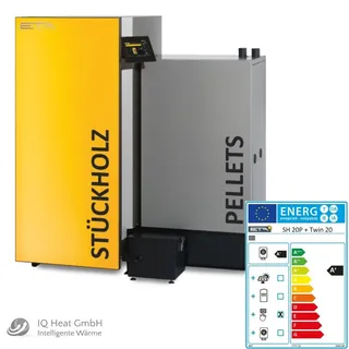 ETA Kombikessel SH 20P+Twin 20 rechts | Holzvergaser-und Pelletkessel | 20 kW