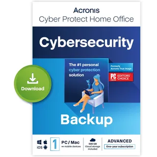 Acronis Cyber Protect Home Office Advanced, 1 Gerät - 1 Jahr + 50 GB Cloud-Speicher,