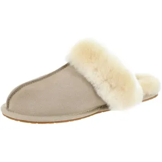 UGG Australia Ugg Leder-Hausschuhe "Scuffette II" in Beige - 37