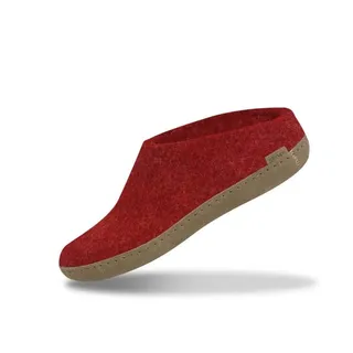 Glerups B Pantoffeln Rot 37
