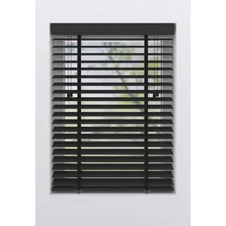 MY HOME Jalousie Bambus (B x H: 150 x 175 cm, Schwarz, Holz)