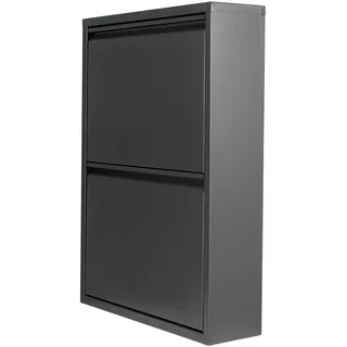 [en.casa] Sokndal 50 x 71 x 15 cm grau / grau