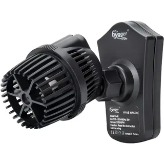 hygger 7875LPH Aquarium Strömungspumpe Wave Maker Pumpe mit Starker Magnetischer Saugbasis, Extrem Leiser, um 360 Grad Drehbarer Tauchmotorkopf, für 572L Süßwasser-Salzwassertank, 12 W