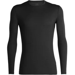 Icebreaker Anatomica LS Crewe Schwarz S