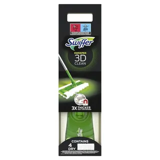 Swiffer 3D Bodenwischer Starter-Set mit 4 Trockentücher / 2 Feuchttücher